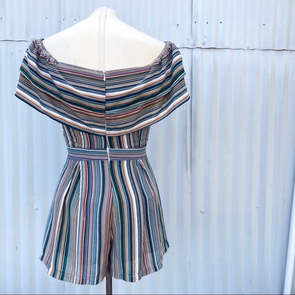 Kissy vintage rainbow stripe romper - Picture 7 of 11